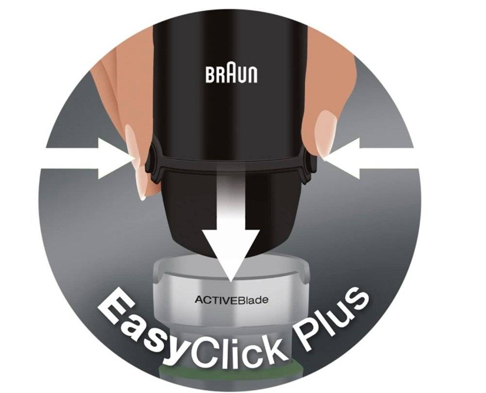 Accesoriu tel, Sistem EasyClick Plus, Negru - Braun (Produs in stare buna fara urme de utilizare, ambalaj in stare buna)