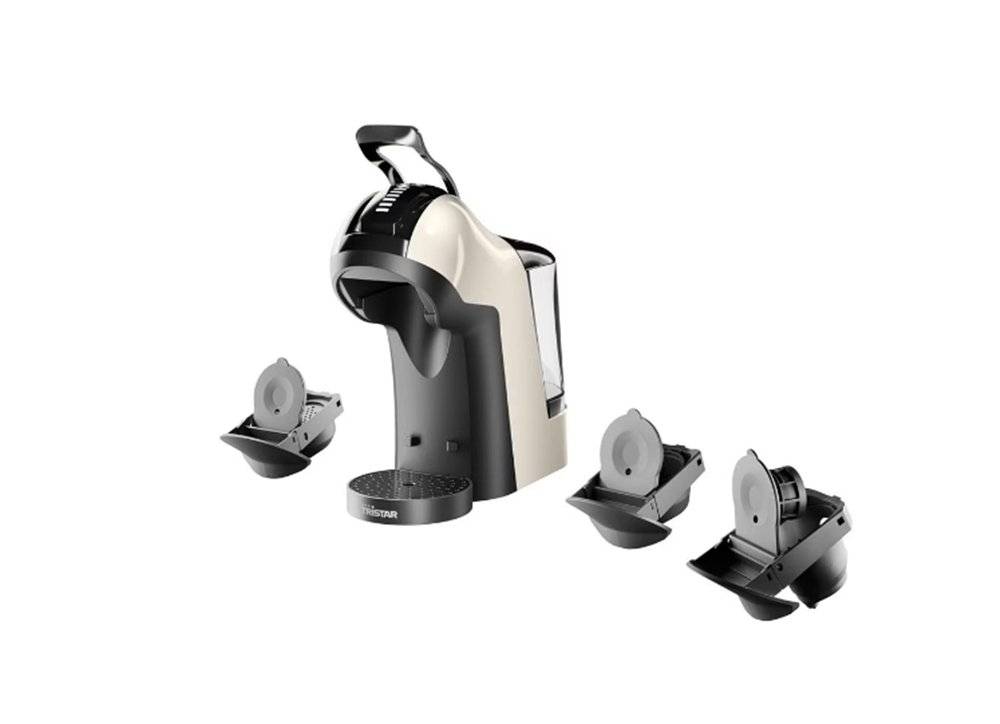 Aparat cu mai multe capsule Tristar CM-2301, 3 in 1, Potrivit pentru capsule Nespresso si Dolce Gusto (Produs resigilat cu usoare urme de utilizare, ambalaj deteriorat)
