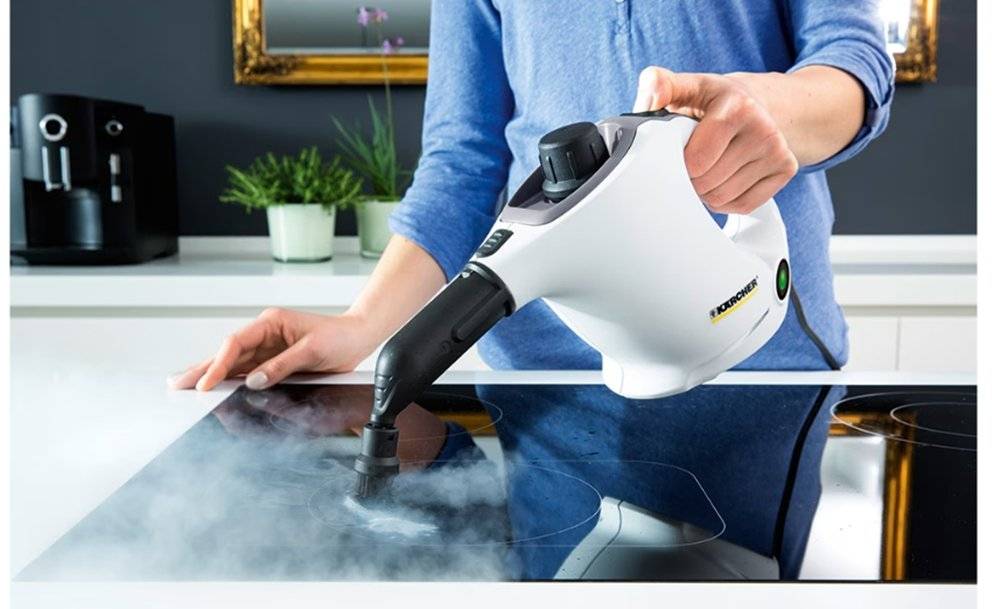 Aparat de curatat cu abur KARCHER SC 1 15164000, 0.2l, 1200W, alb-negru (Produs resigilat, în stare bună, cu ușoare urme de utilizare)