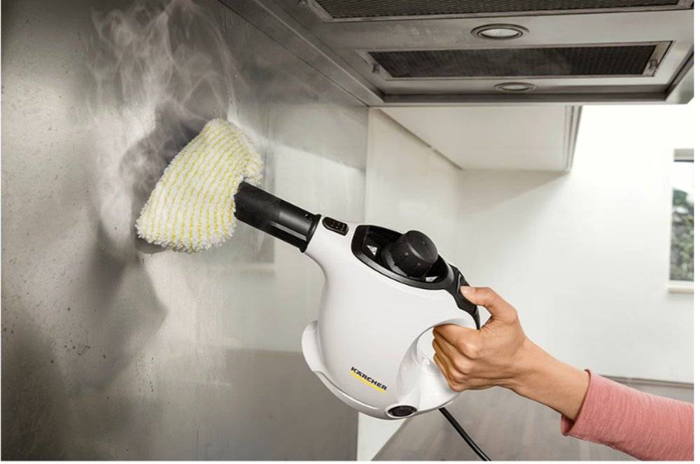 Aparat de curatat cu abur KARCHER SC 1 15164000, 0.2l, 1200W, alb-negru (Produs resigilat, în stare bună, cu ușoare urme de utilizare)