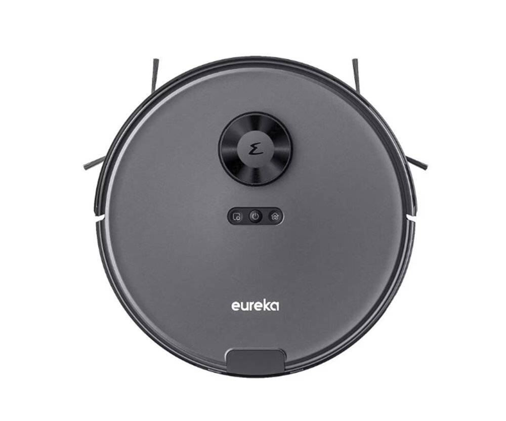 Aspirator robot EUREKA E10s, 4000Pa, Autonomie 180 min, Capacitate recipient praf 2L, 5200mAh, Control vocal, Negru (Produs cu usoare urme de utilizare, ambalaj in stare buna)