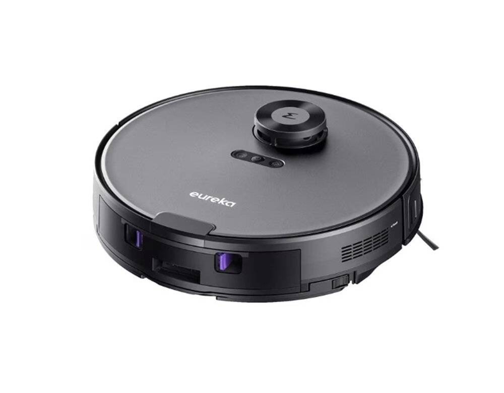 Aspirator robot EUREKA E10s, 4000Pa, Autonomie 180 min, Capacitate recipient praf 2L, 5200mAh, Control vocal, Negru (Produs cu usoare urme de utilizare, ambalaj in stare buna)