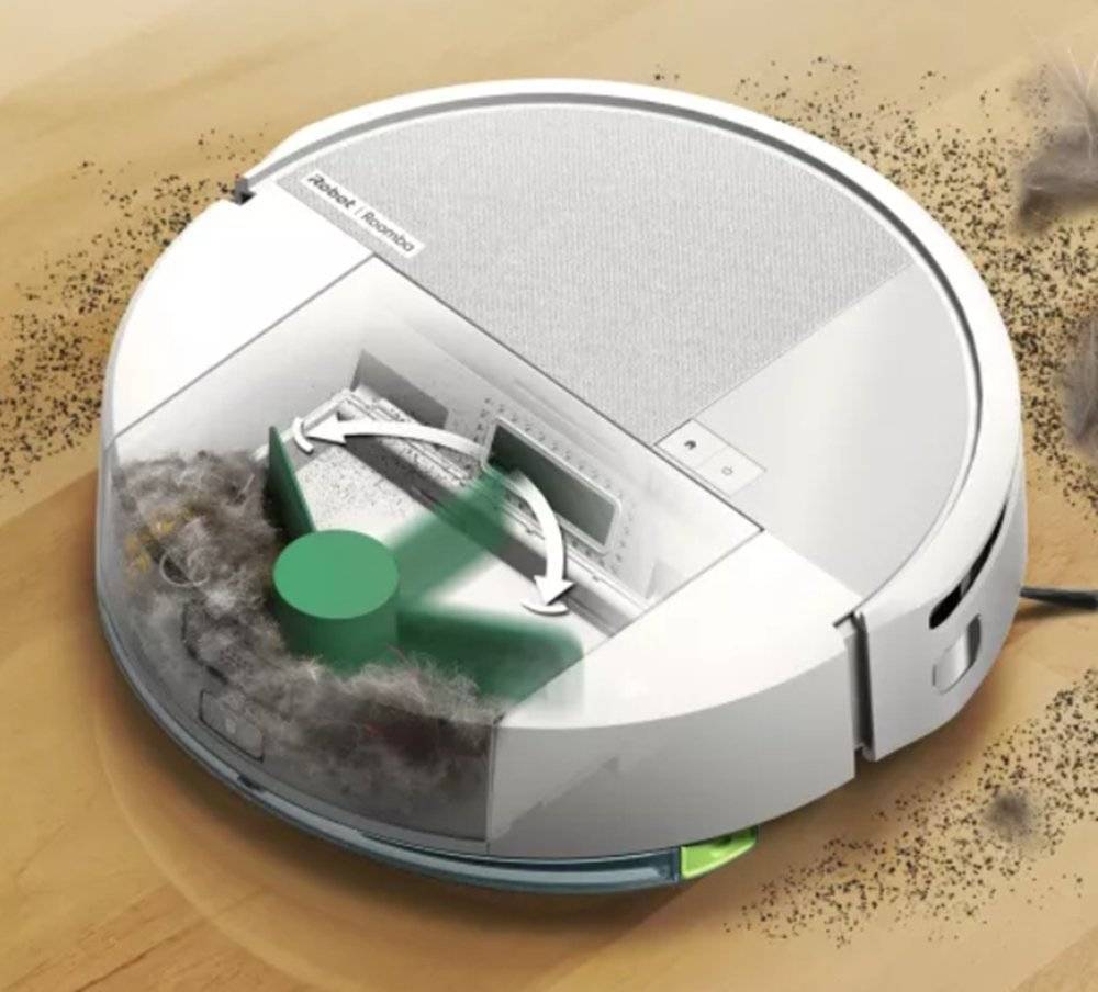 Aspirator robot iRobot Roomba 205 Combo DustCompactor™ (L121240), aspirare și spălare, navigație LiDAR, DustCompactor™, Alb (Produs resigilat  in stare buna cu usoare urme de utilizare)