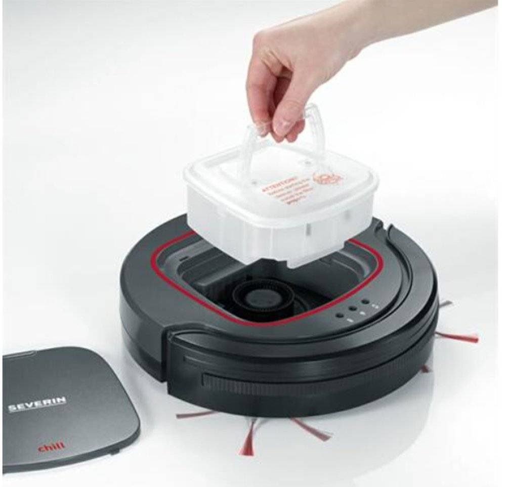 Aspirator robot ultra-silentios SEVERIN autonomie 90 min negru RB 7025