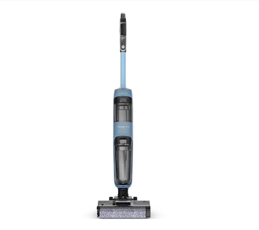 Aspirator vertical fara fir cu spalare Rowenta X-Clean 2 GZ2271E0, albastru & negru (Produs cu usoare  urme de utilizare, ambalaj in stare buna)