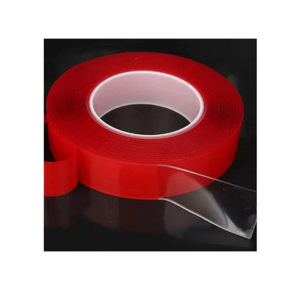 Banda dublu adeziva transparenta profesionala 20mm x 25 m