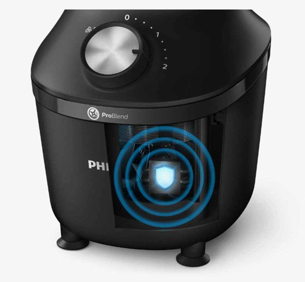 Blender Philips Seria 3000 HR2291/41 ProBlend Crush Tech, 600 W, Vas din sticlă 2 L, Negru (Produs in stare buna fara urme de utilizare, ambalaj in stare buna)