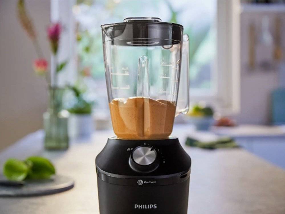 Blender Philips Seria 3000 HR2291/41 ProBlend Crush Tech, 600 W, Vas din sticlă 2 L, Negru (Produs in stare buna fara urme de utilizare, ambalaj in stare buna)
