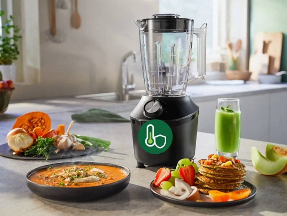 Blender Philips Seria 3000 HR2291/41 ProBlend Crush Tech, 600 W, Vas din sticlă 2 L, Negru (Produs in stare buna fara urme de utilizare, ambalaj in stare buna)