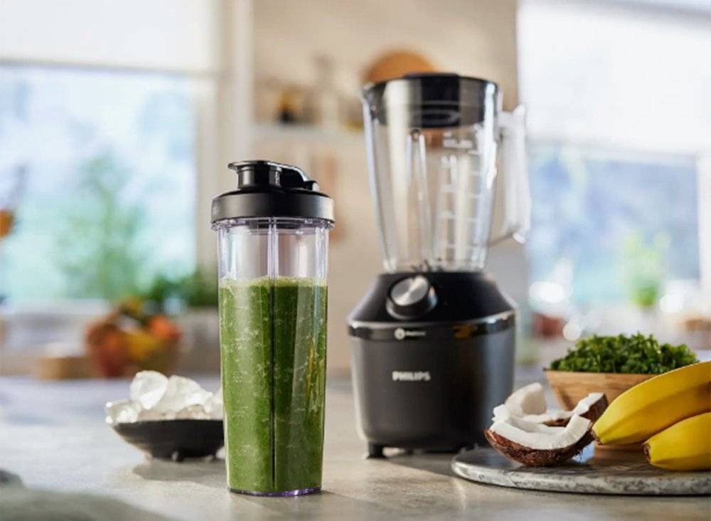 Blender Philips Seria 3000 HR2291/41 ProBlend Crush Tech, 600 W, Vas din sticlă 2 L, Negru (Produs in stare buna fara urme de utilizare, ambalaj in stare buna)