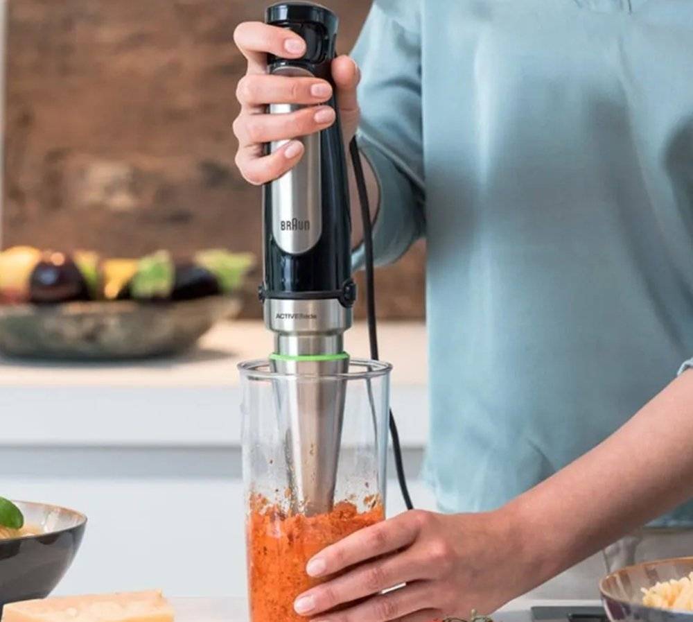 Braun - Blender de mână MultiQuick 7 MQ7035X, negru/oțel inoxidabil (Produs  fara urme de utilizare, ambalaj in stare buna)