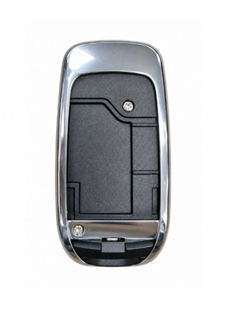 Carcasa telecomanda briceag neagra 3 butoane 2 lamele Dacia Logan MCV Sandero Duster