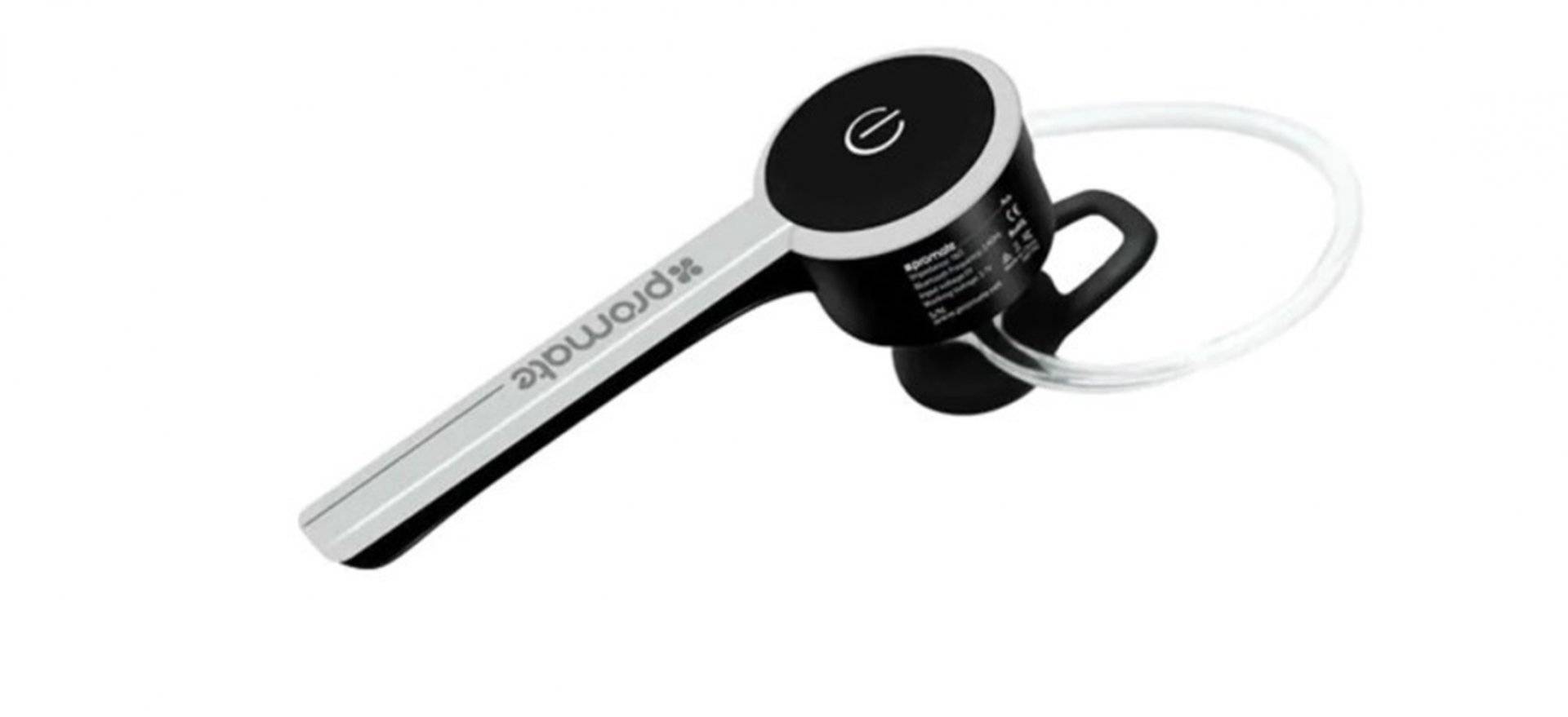 Casca Bluetooth PROMATE Ace, Black  - PRODUS RESIGILAT CU URME FINE DE UTILIZARE