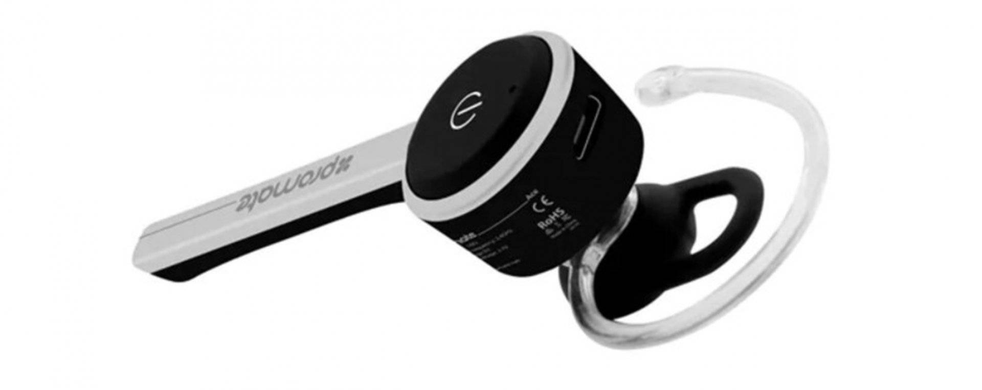 Casca Bluetooth PROMATE Ace, Black  - PRODUS RESIGILAT CU URME FINE DE UTILIZARE