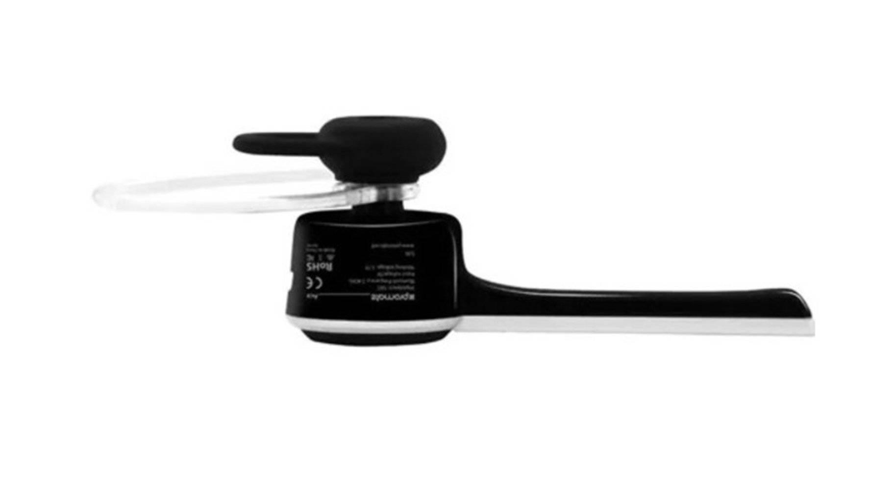 Casca Bluetooth PROMATE Ace, Black  - PRODUS RESIGILAT CU URME FINE DE UTILIZARE