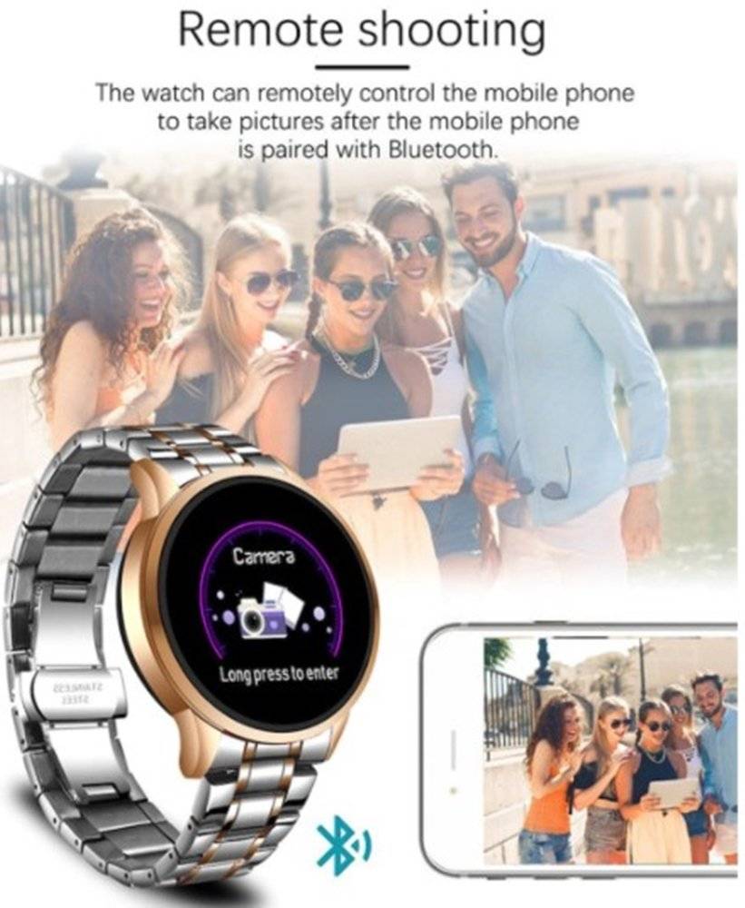 Ceas smartwatch business Lige BMG compatibil Android si IOS