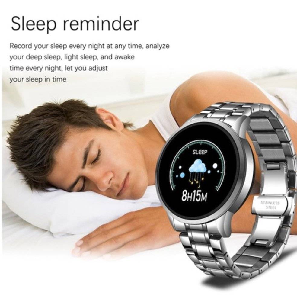 Ceas smartwatch business Lige BMG compatibil Android si IOS