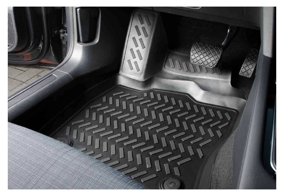 Covoare cauciuc stil tavita Skoda Rapid 2013