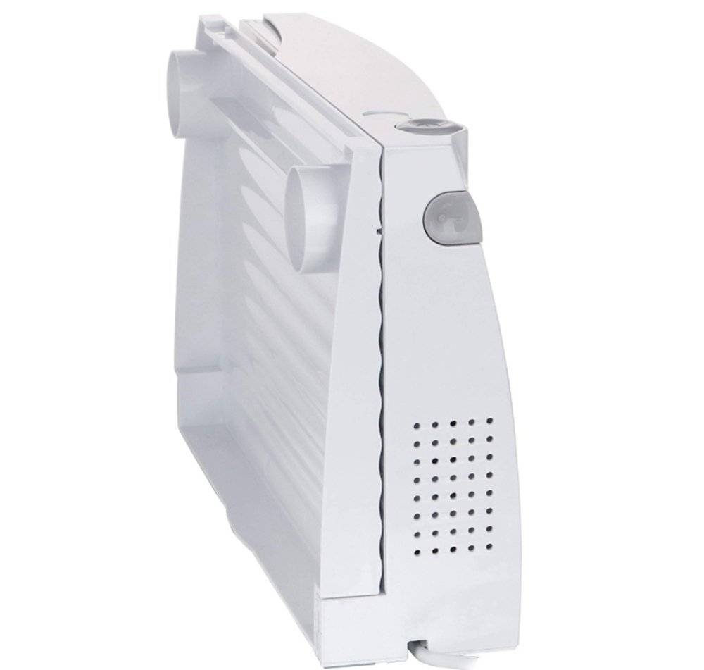 Feliator electric Emerio MS-125000, 100 W, lama inox 165 mm, grosime reglabila 0-17 mm, Alb (Produs resigilat, fara urme de utilizare, are accesoriile crapate)