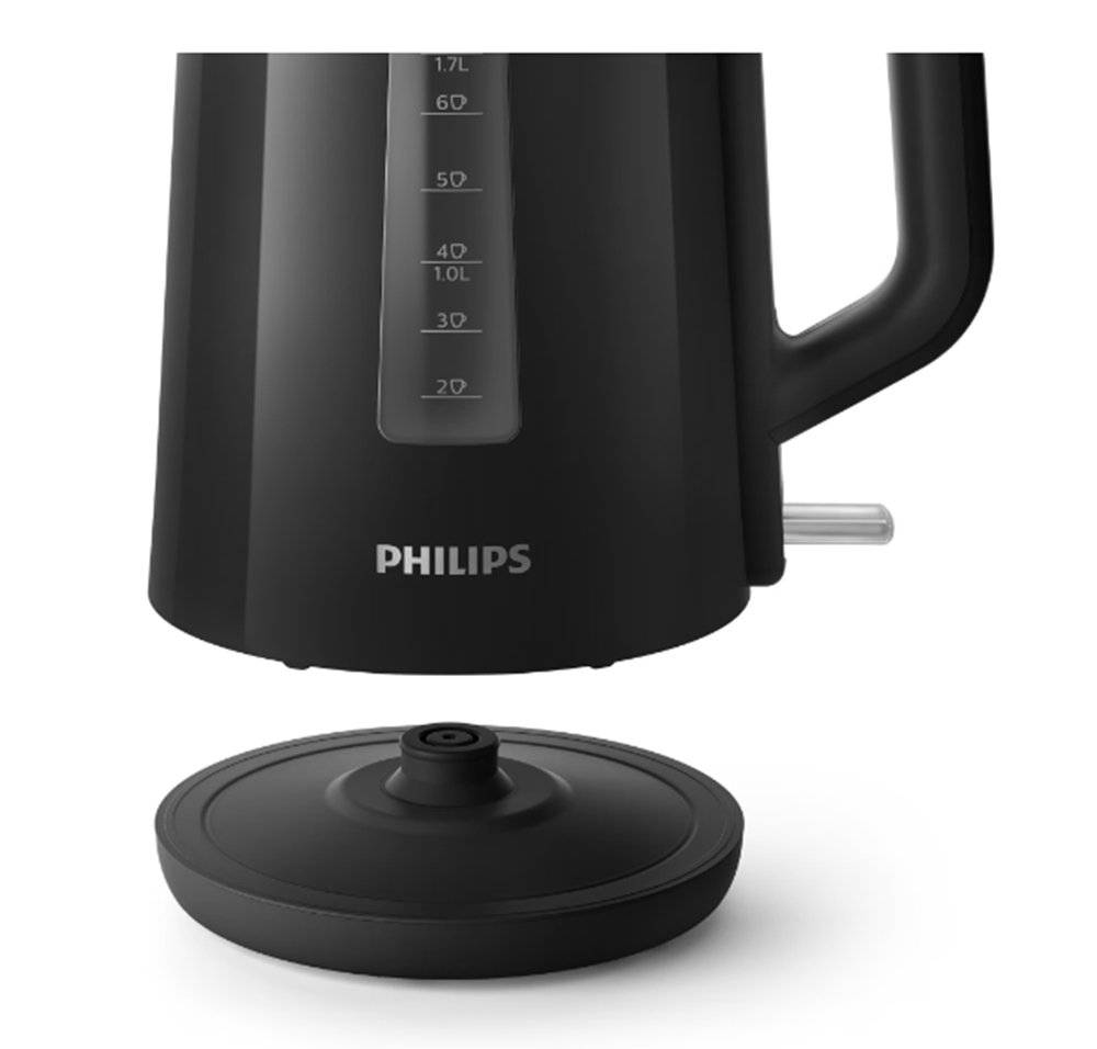 Fierbator electric, Philips HD9318/20, Microfiltru, 2400 W, Plastic, 1.7 L, Negru (Produs nou fara urme de utilizare, ambalaj in stare buna)