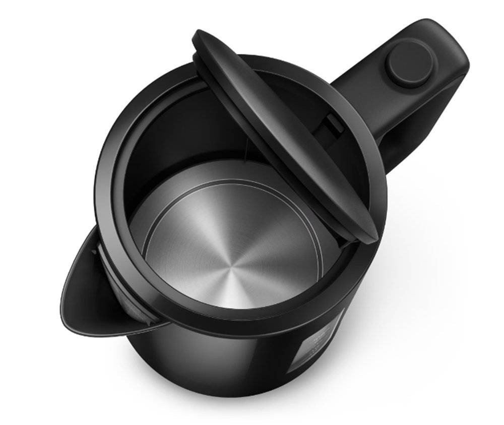 Fierbator electric, Philips HD9318/20, Microfiltru, 2400 W, Plastic, 1.7 L, Negru (Produs nou fara urme de utilizare, ambalaj in stare buna)