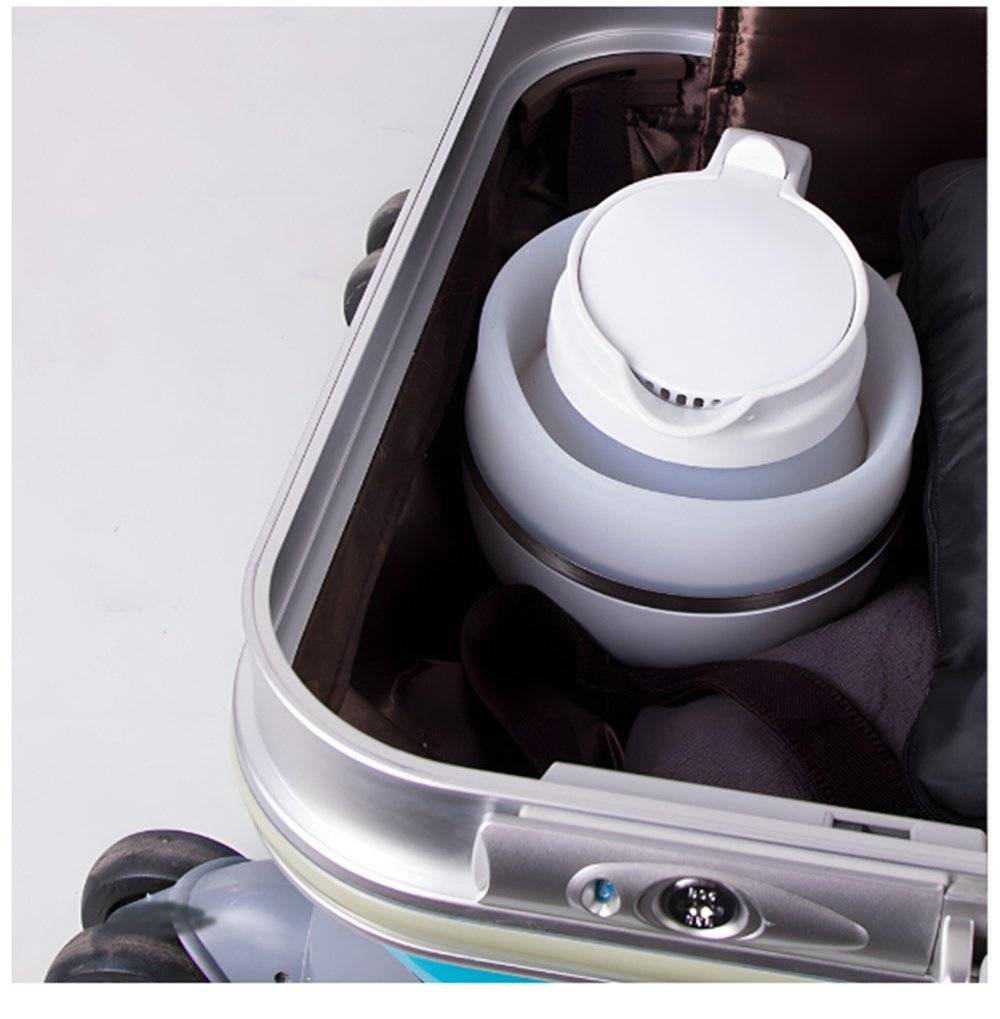 Fierbator Electric Plaibil din Silicon si INOX, Retoo, 750W, 0.5L, Cablu Detasabil, Fara BPA, Alb (Produs resigilat, nou fara urme de utilizare)