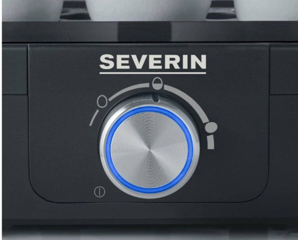 Fierbator oua Severin EK 3166, Negru - Produs resigilat, cu urme de utilizare in stare buna.