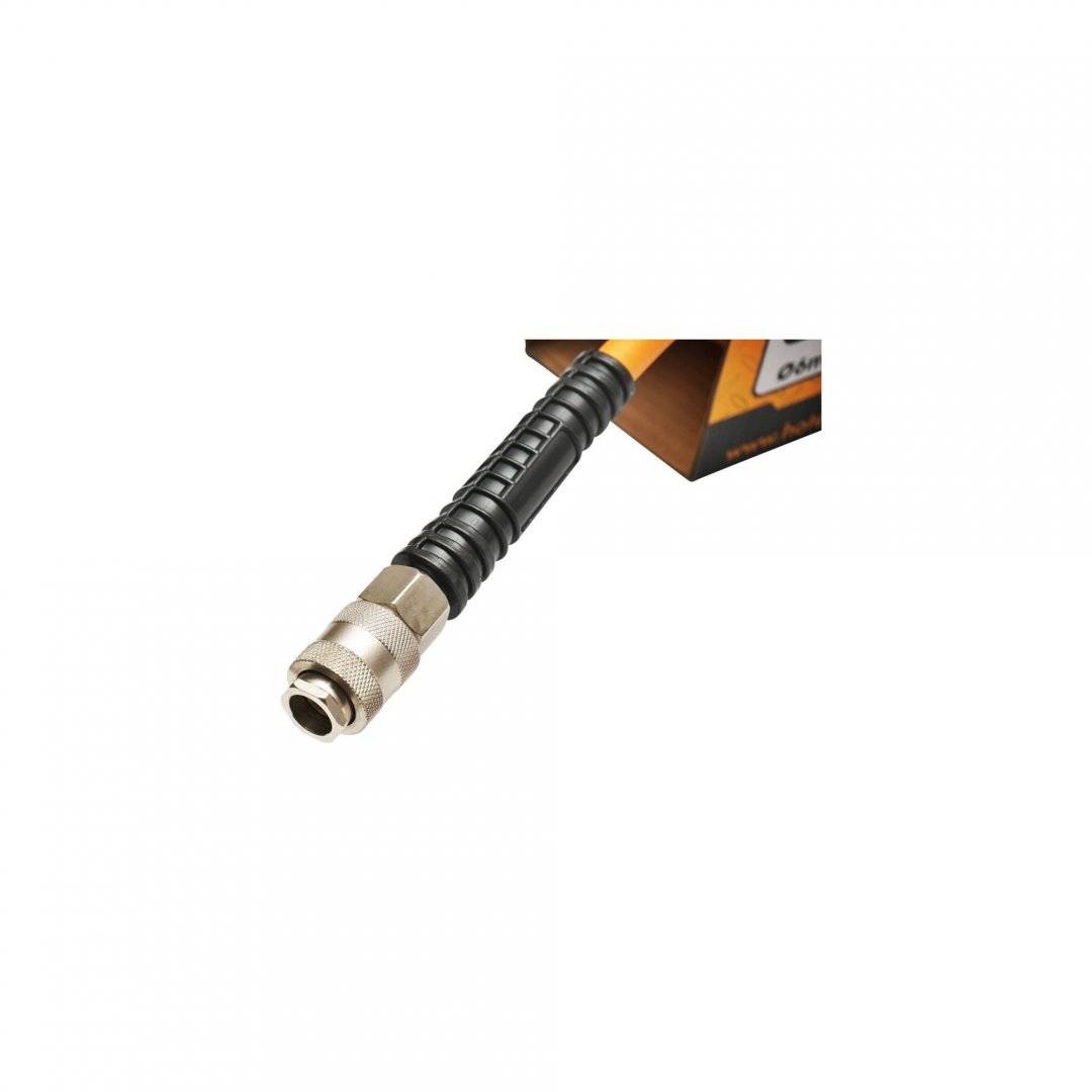 Furtun compresor profesional 15m din PVC cu cuple rapide universale Hoteche