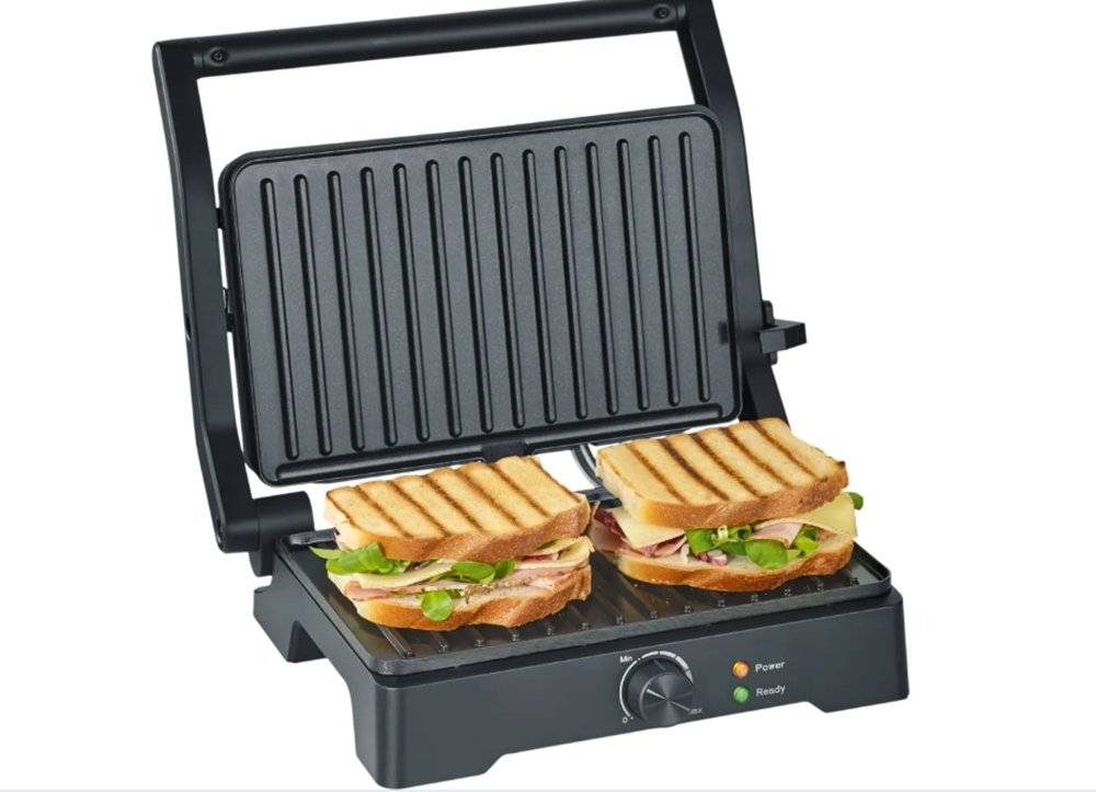Grill electric de contact Severin KG 2391 XL Multigrill, 1800 W, Functie grill de masa, Negru (Produs resigilat, in stare buna, cu usoare urme de utilizare, ambalaj in stare buna)