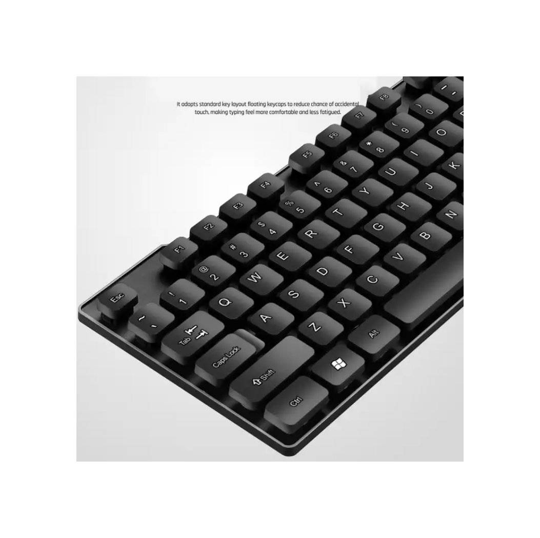 Kit tastatura si mouse cu fir OMC pentru birou si gaming – Produs resigilat, tastatura functionala, lipsa mouse