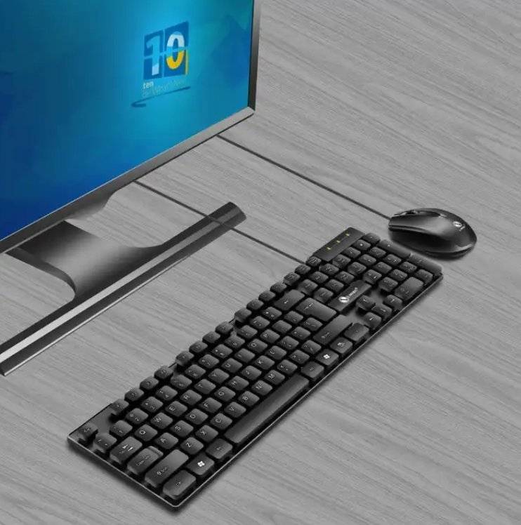 Kit tastatura si mouse cu fir OMC pentru birou si gaming – Produs resigilat, tastatura functionala, lipsa mouse