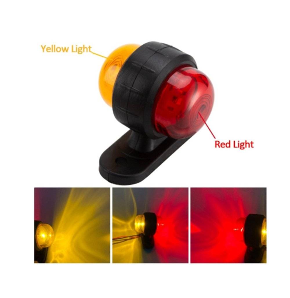 Lampa gabarit LED 12V 24V lumina portocaliu rosu