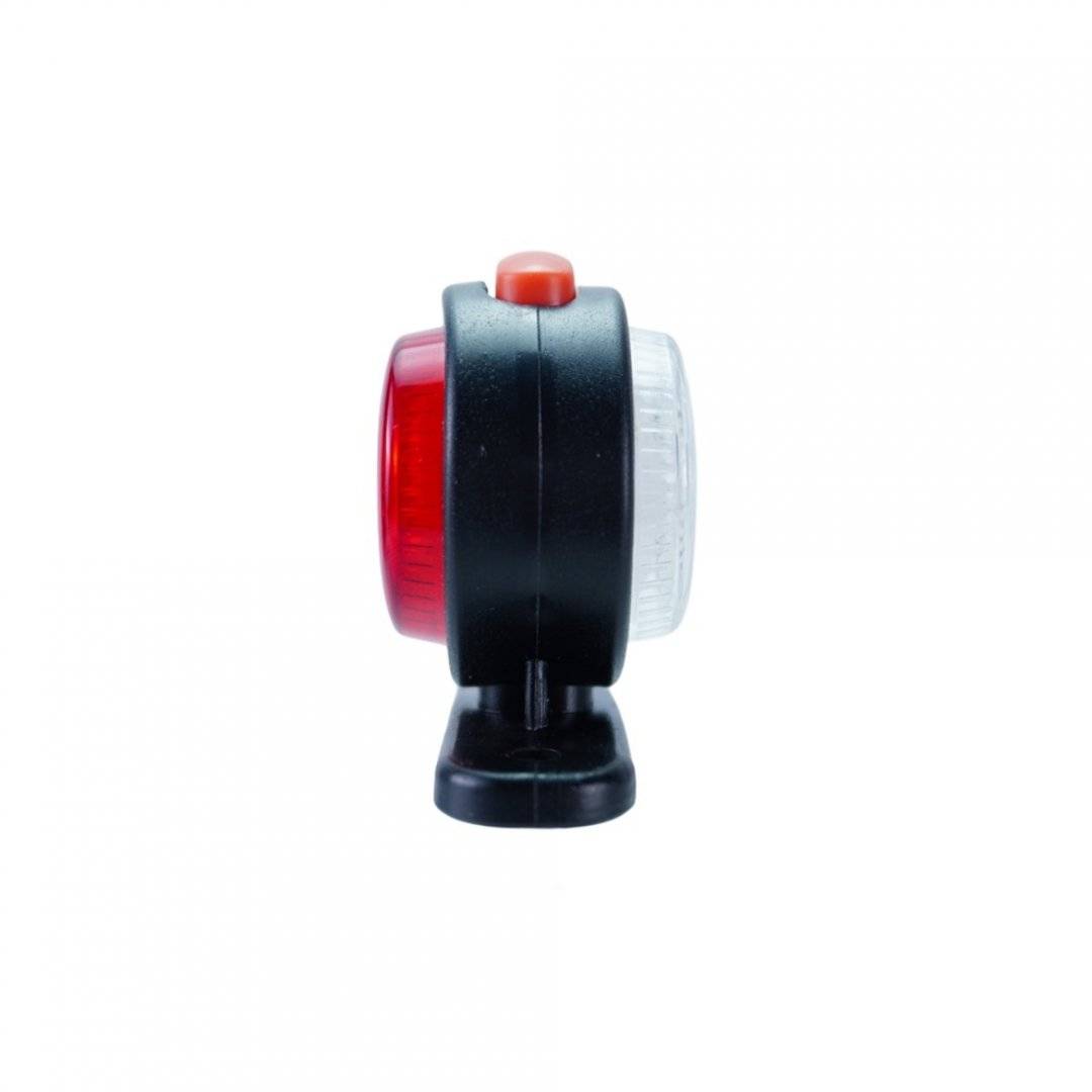 Lampa gabarit LED auto rotunda neon alb rosu 12V-24V