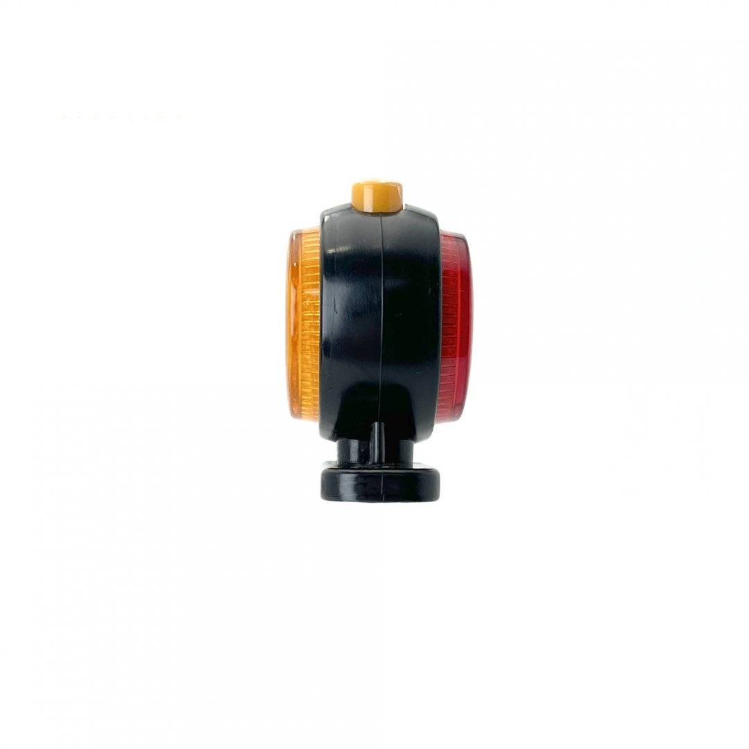 Lampa gabarit LED auto rotunda neon portocaliu rosu 12V-24V