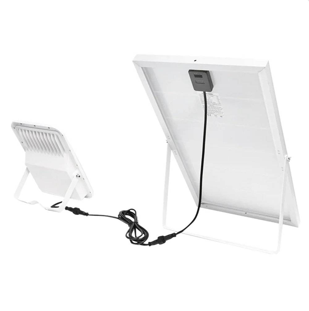 Lampa LED cu panou solar 70W proiector 200W baterie 3,2V/30Ah