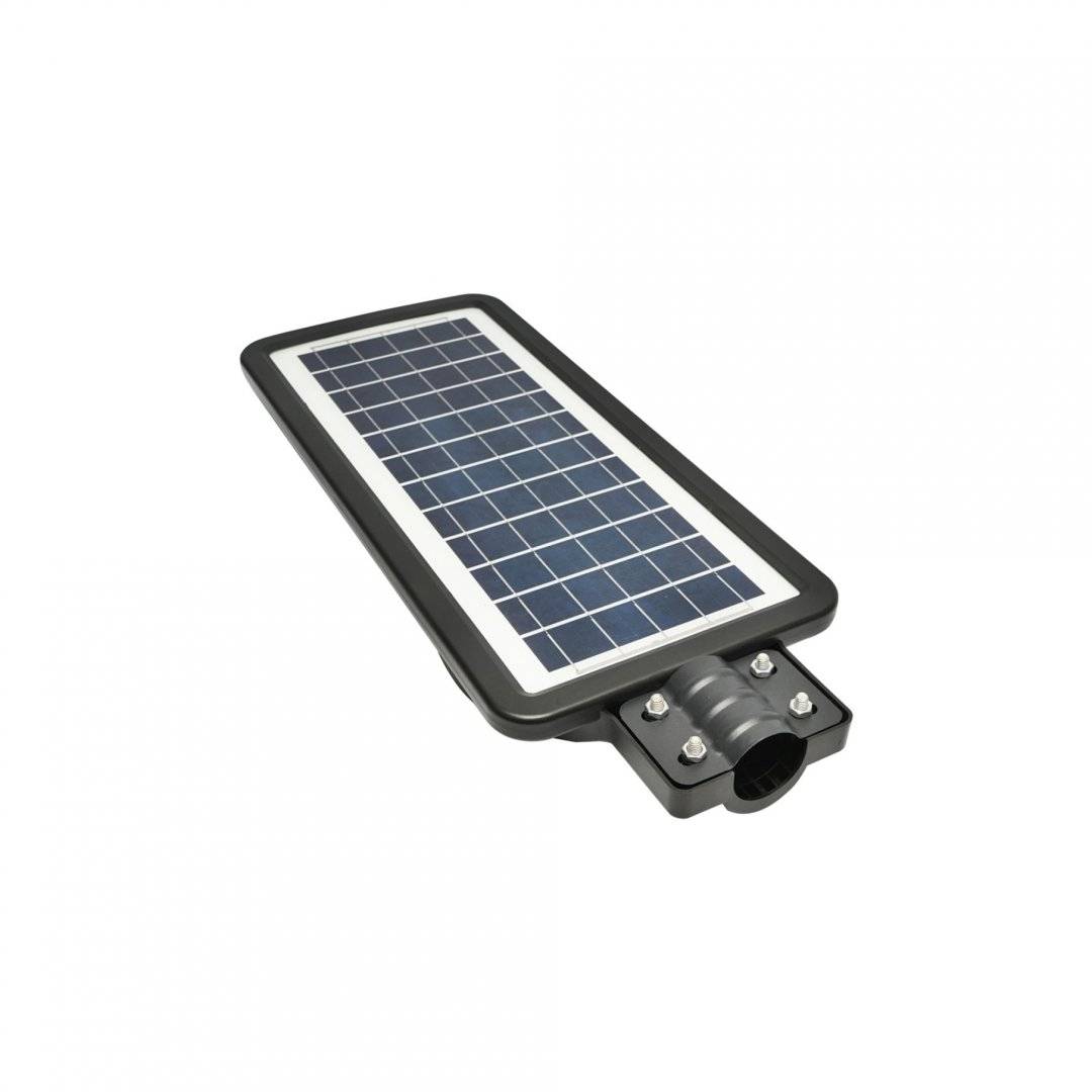 Lampa solara LED iluminat stradal 70W 6500K cu senzor miscare si telecomanda, exterior IP65