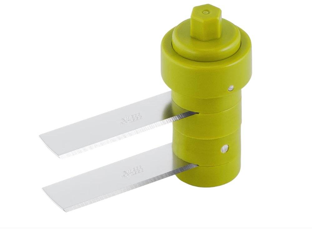 Mini Tocator manual Tefal 5 Second, 500 ml, lame inox, suport lame, alb - verde (Produs resigilat, cu usoare urme de utilizare)