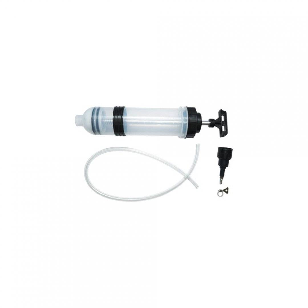 Pompa manuala universala transfer lichide auto 1.5L cu furtun si adaptor