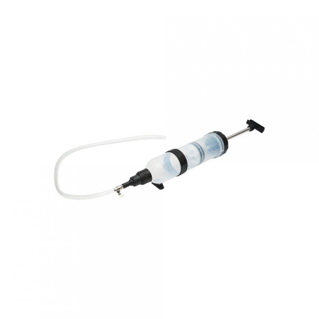 Pompa manuala universala transfer lichide auto 1.5L cu furtun si adaptor