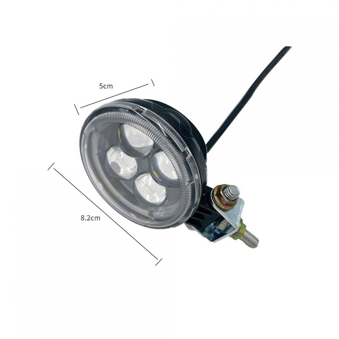 Proiector Led 12W spot 4D cu angel eyes 12/24V BMG