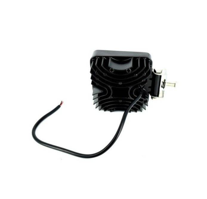 Proiector Led patrat de 27W 12/24V Spot Beam 30° cu angel eyes BMG