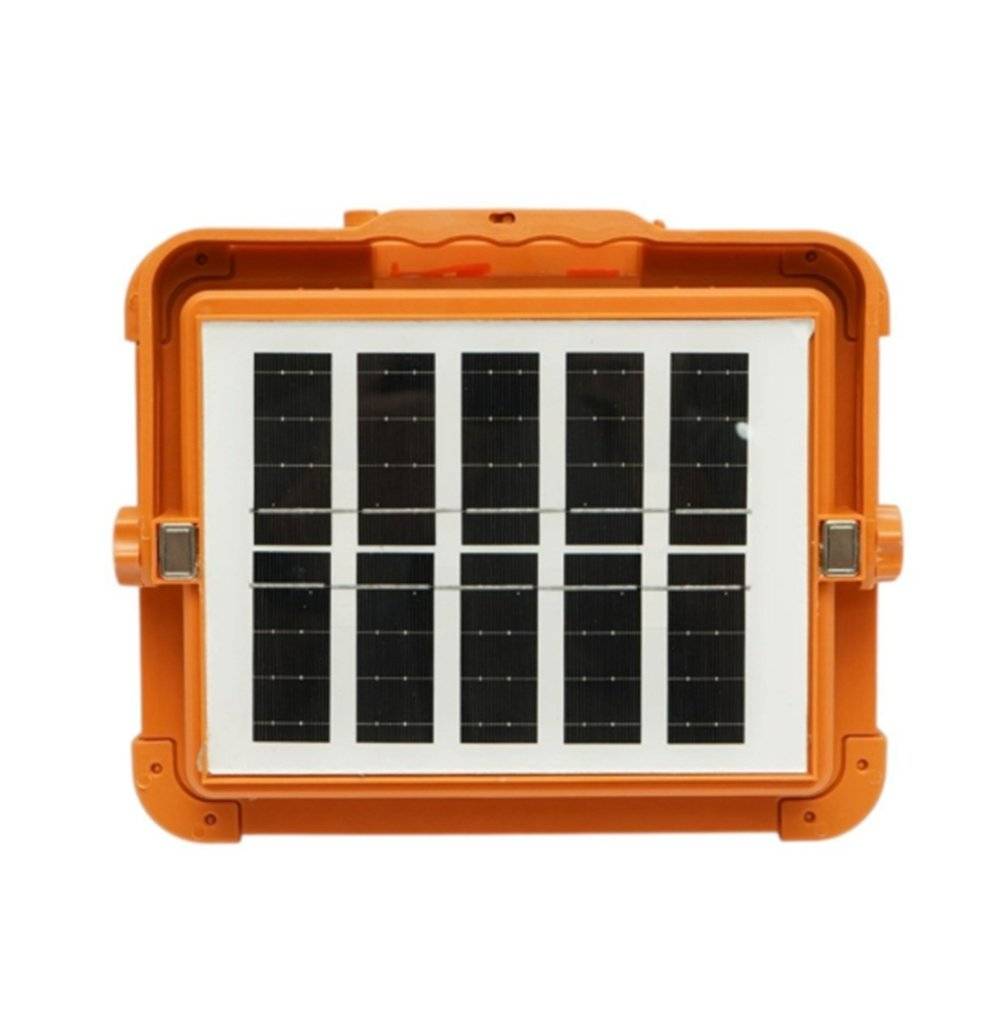 Proiector LED portabil 500W solar 3W baterie,12000mAh 6 moduri USB Power Bank IP66