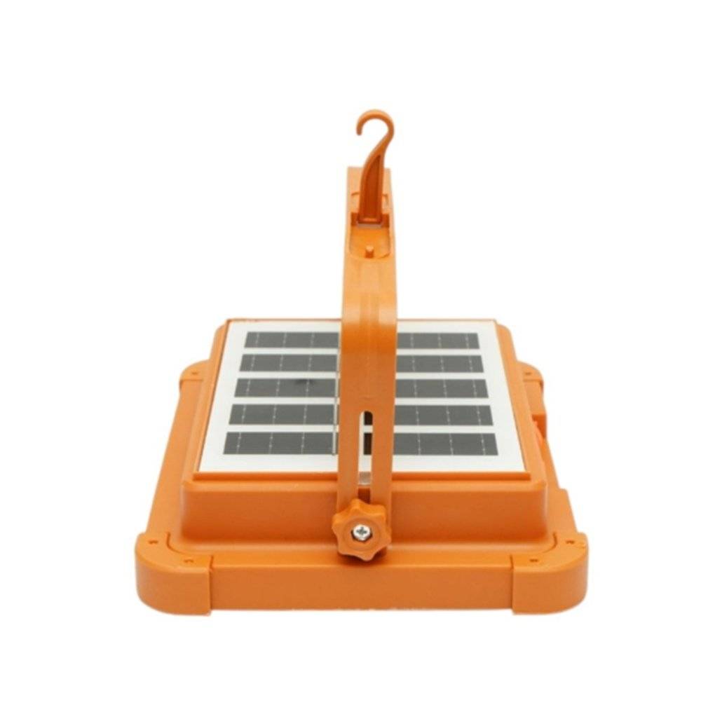Proiector LED portabil 500W solar 3W baterie,12000mAh 6 moduri USB Power Bank IP66