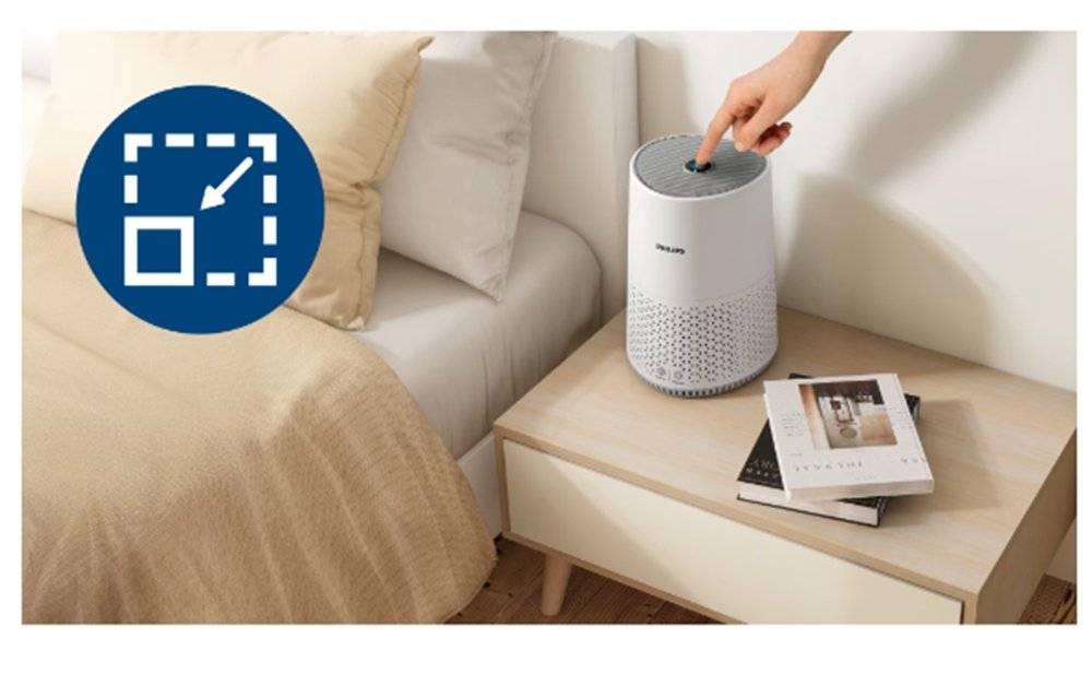 Purificator de aer, Philips, Series 600i AC0651/10, Pana la 44 m2, Alb (Produs nou fara urme de utilizare, ambalaj in stare buna)