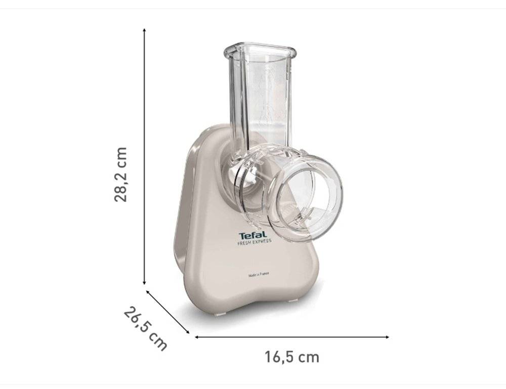Razatoare electrica Tefal Fresh Express DN853BE0, 150W, 3 in 1, gri (Produs fara urme de utilizare, ambalaj in stare buna)