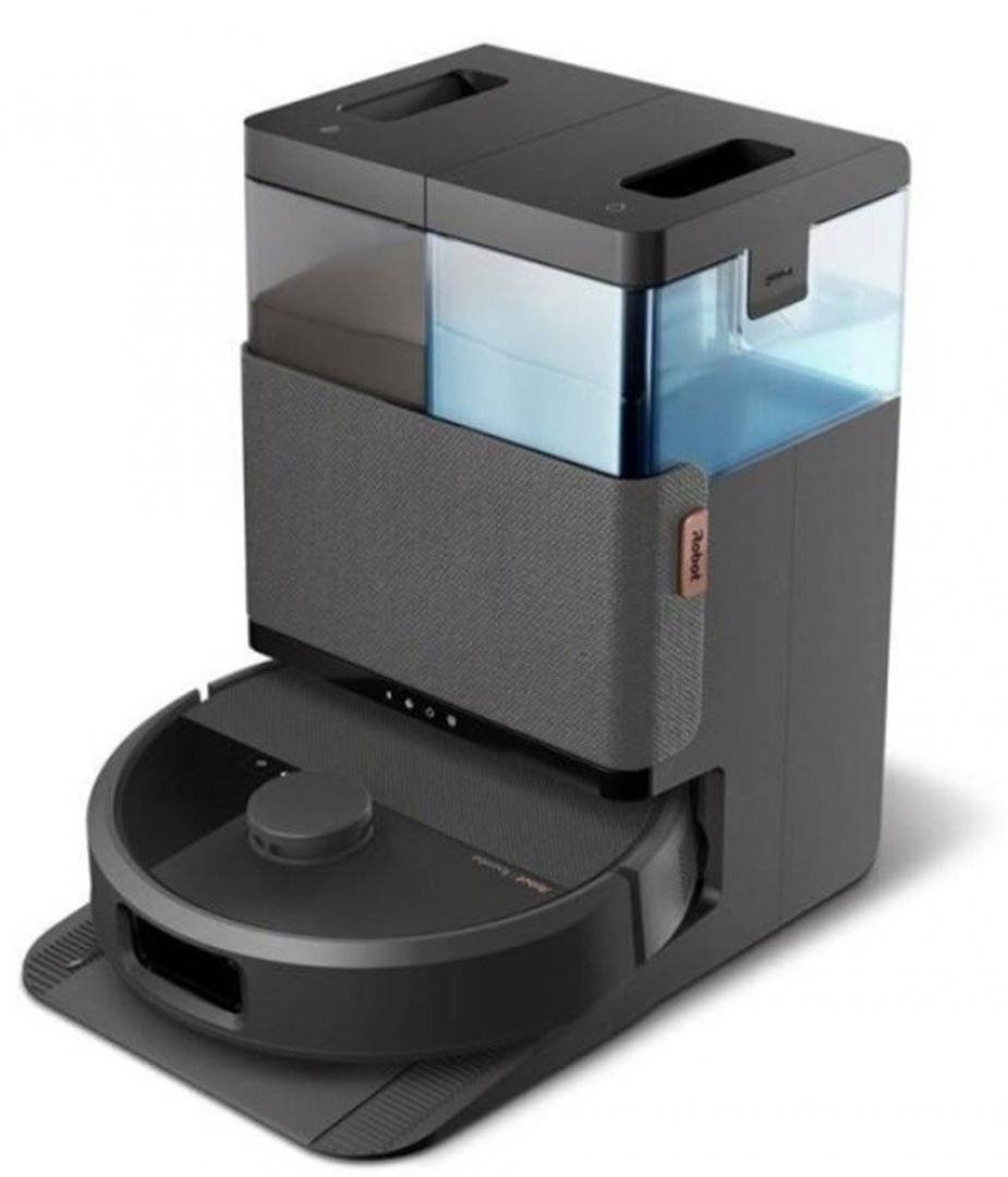 Robot aspirator iRobot Roomba Plus 505 Combo + Stație AutoWash, N185040, aspirare și spălare, LiDAR, Negru (Produs resigilat, cu urme vizibile de utilizare)