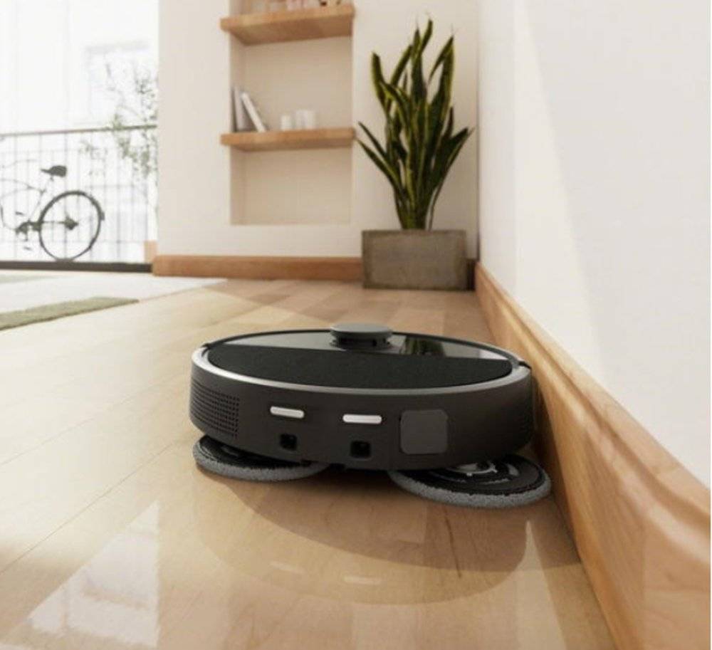 Robot aspirator iRobot Roomba Plus 505 Combo + Stație AutoWash, N185040, aspirare și spălare, LiDAR, Negru (Produs resigilat, cu urme vizibile de utilizare)