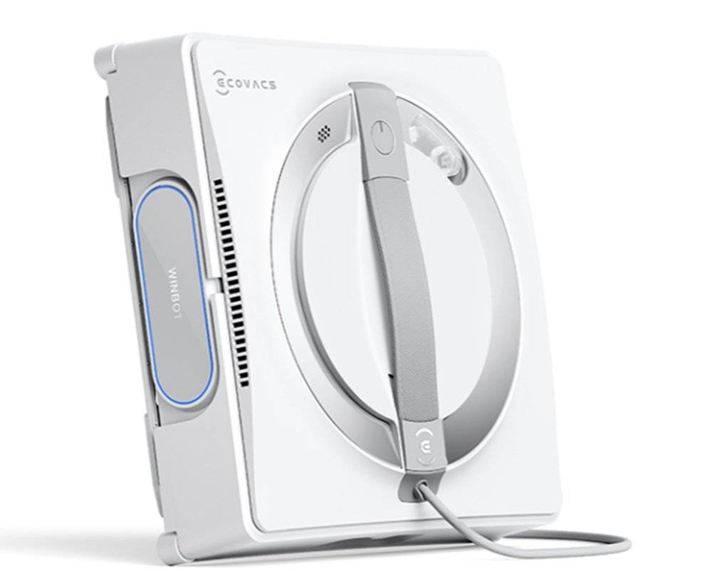 Robot de curatare geamuri Ecovacs WINBOT W2 PRO, 2800Pa, WIN-SLAM 4.0, Cablu 6.7m, Alb (Produs resigilat cu urme de utilizare, in stare buna)