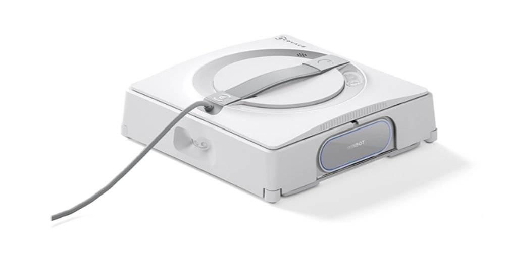 Robot de curatare geamuri Ecovacs WINBOT W2 PRO, 2800Pa, WIN-SLAM 4.0, Cablu 6.7m, Alb (Produs resigilat cu urme de utilizare, in stare buna)