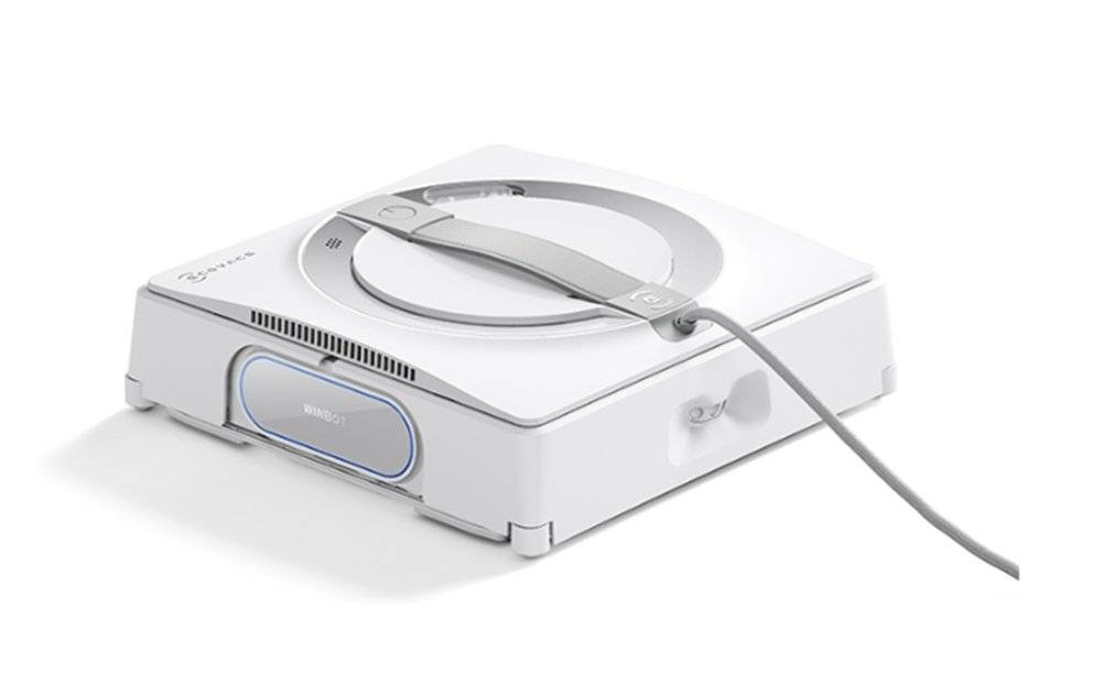 Robot de curatare geamuri Ecovacs WINBOT W2 PRO, 2800Pa, WIN-SLAM 4.0, Cablu 6.7m, Alb (Produs resigilat cu urme de utilizare, in stare buna)